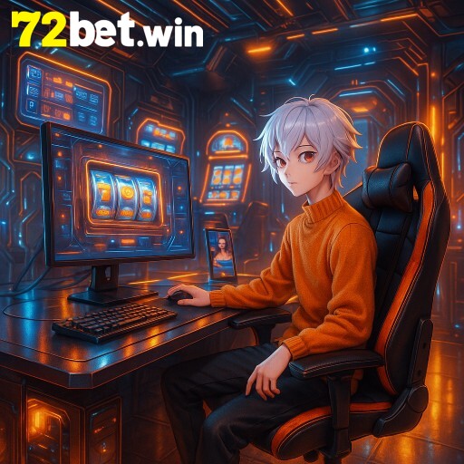 Imagem promocional da 72BET divulgando a plataforma e suas promoções